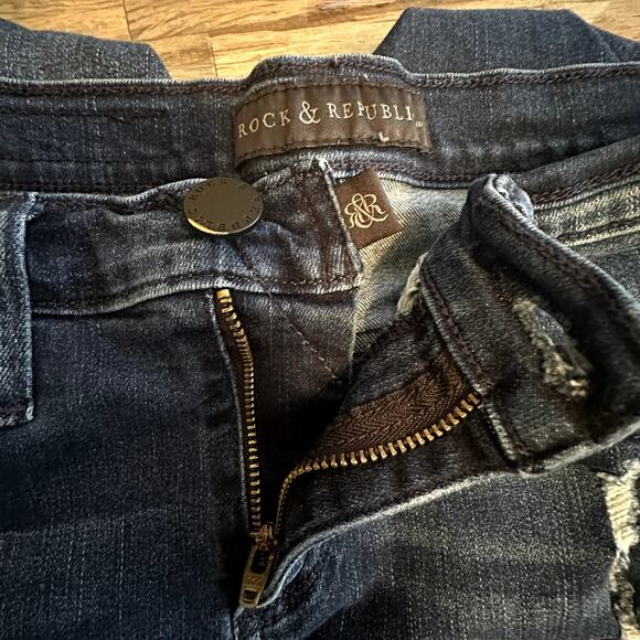 Rock & Republic Distressed Berlin Skinny Jeans - Picture 7 of 9